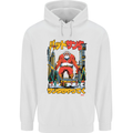 Christmas Destructive Santa Japan Anime Xmas Childrens Kids Hoodie White