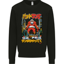 Christmas Destructive Santa Japan Anime Xmas Kids Sweatshirt Jumper Black