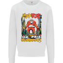 Christmas Destructive Santa Japan Anime Xmas Kids Sweatshirt Jumper White