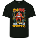 Christmas Destructive Santa Japan Anime Xmas Kids T-Shirt Childrens Black
