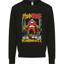 Christmas Destructive Santa Japan Anime Xmas Mens Sweatshirt Jumper Black