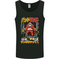 Christmas Destructive Santa Japan Anime Xmas Mens Vest Tank Top Black