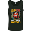 Christmas Destructive Santa Japan Anime Xmas Mens Vest Tank Top Black