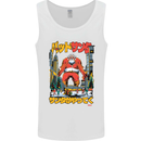 Christmas Destructive Santa Japan Anime Xmas Mens Vest Tank Top White