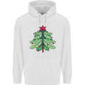 Christmas Dragonfly Xmas Tree Childrens Kids Hoodie White