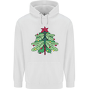 Christmas Dragonfly Xmas Tree Childrens Kids Hoodie White