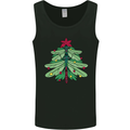 Christmas Dragonfly Xmas Tree Mens Vest Tank Top Black