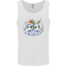 Christmas Elephants Xmas Mens Vest Tank Top White