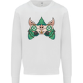 Christmas Elf Video Game Controller Joypad Xmas Kids Sweatshirt Jumper White