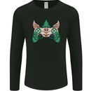 Christmas Elf Video Game Controller Joypad Xmas Mens Long Sleeve T-Shirt Black
