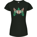 Christmas Elf Video Game Controller Joypad Xmas Womens Petite Cut T-Shirt Black