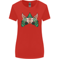Christmas Elf Video Game Controller Joypad Xmas Womens Wider Cut T-Shirt Red