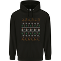 Christmas Festive Xmas Traditional Design Childrens Kids Hoodie Black