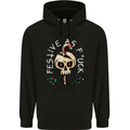 Christmas Festive as F#ck Offensive Bah Humbug Childrens Kids Hoodie Black
