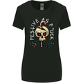 Christmas Festive as F#ck Offensive Bah Humbug Womens Wider Cut T-Shirt Black