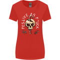 Christmas Festive as F#ck Offensive Bah Humbug Womens Wider Cut T-Shirt Red