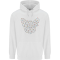 Christmas French Bulldog Dog Xmas Childrens Kids Hoodie White