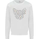 Christmas French Bulldog Dog Xmas Kids Sweatshirt Jumper White