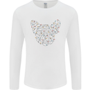 Christmas French Bulldog Dog Xmas Mens Long Sleeve T-Shirt White