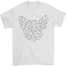 Christmas French Bulldog Dog Xmas Mens T-Shirt 100% Cotton White