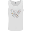 Christmas French Bulldog Dog Xmas Mens Vest Tank Top White