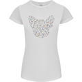 Christmas French Bulldog Dog Xmas Womens Petite Cut T-Shirt White