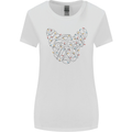 Christmas French Bulldog Dog Xmas Womens Wider Cut T-Shirt White