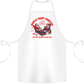 Christmas Funny Santa Trust Xmas Believe Cotton Apron 100% Organic White