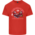 Christmas Funny Santa Trust Xmas Believe Mens Cotton T-Shirt Tee Top Red