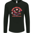 Christmas Funny Santa Trust Xmas Believe Mens Long Sleeve T-Shirt Black