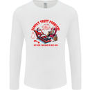 Christmas Funny Santa Trust Xmas Believe Mens Long Sleeve T-Shirt White