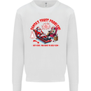 Christmas Funny Santa Trust Xmas Believe Mens Sweatshirt Jumper White
