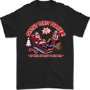 Christmas Funny Santa Trust Xmas Believe Mens T-Shirt 100% Cotton Black