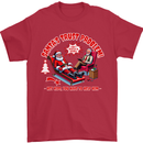 Christmas Funny Santa Trust Xmas Believe Mens T-Shirt 100% Cotton Red