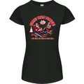 Christmas Funny Santa Trust Xmas Believe Womens Petite Cut T-Shirt Black