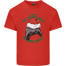 Christmas Gamer Pyjama Video Game Joypad Xmas Kids T-Shirt Childrens Red