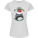 Christmas Gamer Pyjama Video Game Joypad Xmas Womens Petite Cut T-Shirt White