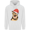 Christmas German Shepherd Dog Xmas Alsatian Childrens Kids Hoodie White