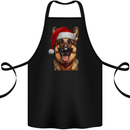 Christmas German Shepherd Xmas Dog Alsatian Cotton Apron 100% Organic Black