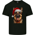 Christmas German Shepherd Xmas Dog Alsatian Kids T-Shirt Childrens Black