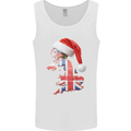 Christmas Great Britain UK Union Jack Flag Xmas Mens Vest Tank Top White
