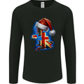 Christmas Great Britain UK Union Jack Xmas Flag Mens Long Sleeve T-Shirt Black