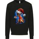 Christmas Great Britain UK Union Jack Xmas Flag Mens Sweatshirt Jumper Black
