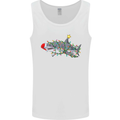 Christmas Great White Shark Xmas Mens Vest Tank Top White