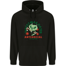 Christmas Hater Bah Humbug Antisocial Xmas Childrens Kids Hoodie Black