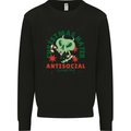 Christmas Hater Bah Humbug Antisocial Xmas Kids Sweatshirt Jumper Black