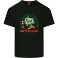Christmas Hater Bah Humbug Antisocial Xmas Kids T-Shirt Childrens Black