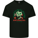Christmas Hater Bah Humbug Antisocial Xmas Mens Cotton T-Shirt Tee Top Black