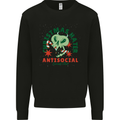 Christmas Hater Bah Humbug Antisocial Xmas Mens Sweatshirt Jumper Black