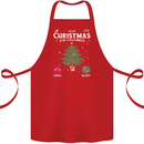 Christmas Is Calling Funny Xmas Phone Cotton Apron 100% Organic Red